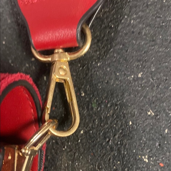 Claudia G Stylish Red Studded Crossbody Purse - Picture 5 of 9